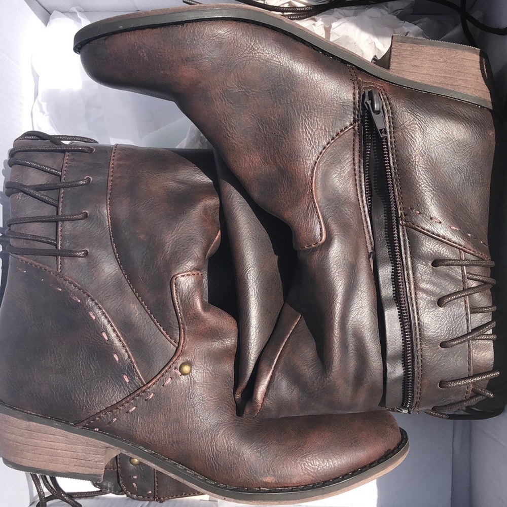Salene back lace up boot - Picture 4 of 4